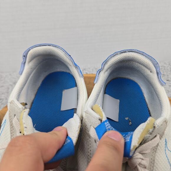 Nike Women 8 Daybreak Type Sail Photo Blue Low Top Athletic Casual Daily Sneaker - Picture 11 of 12